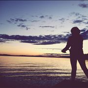 Picture Of Fisherman Silhouette