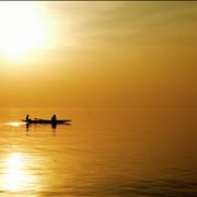 Picture Of Fishing At Evening