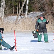 Picture Of Fishing Winter Ice Fishing
